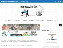 Tablet Screenshot of petparadeplus.com